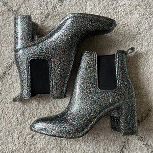 Jeffrey Campbell Glitter Gelly Platform Ankel Heels